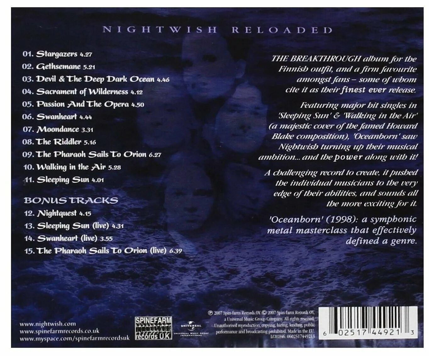 Nightwish sleeping sun текст