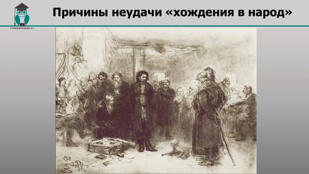 «Хождение в народ» 1873.