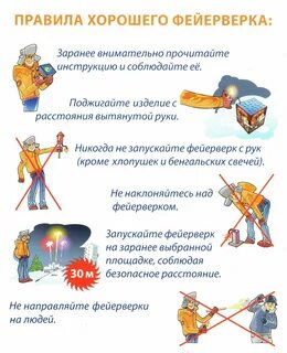 Безопасность фейерверков