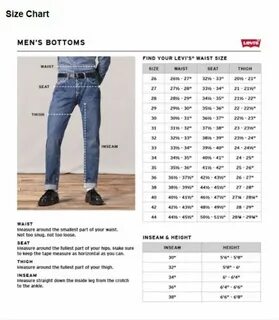 Levis размеры
