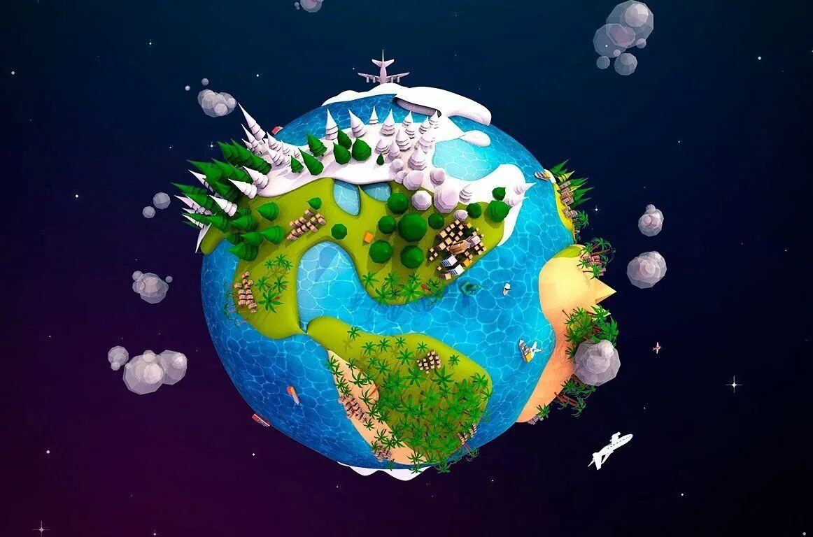 Планета земля для детей 3 4. Планета земля. Планета земля для дошкольников. Сказочная Планета. Модель планеты земля.