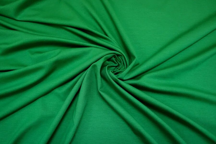 Зеленая ткань. Ткань хб зеленая. Ткань хб однотонная. Драпировка ткани.