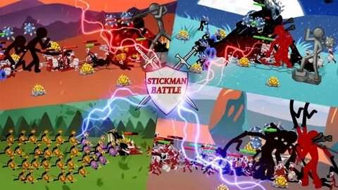 Игра stickman битва