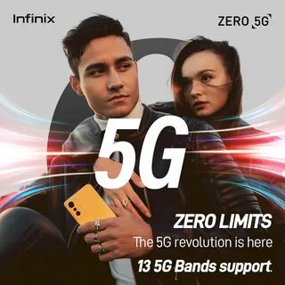 The Infinix ZERO 5G supports the latest 5G Dual-SIM technology and is com.....