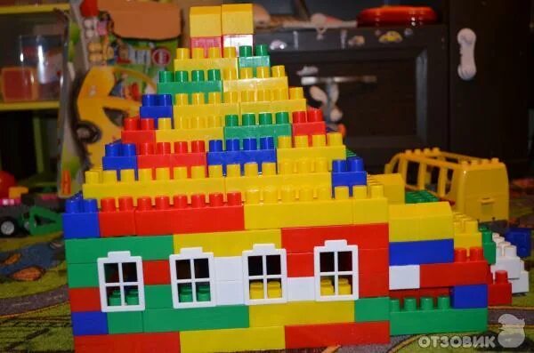 Что можно собрать из большого лего Mega Bloks First Builders Big Building Bloks Actividades de lego, Organizador de