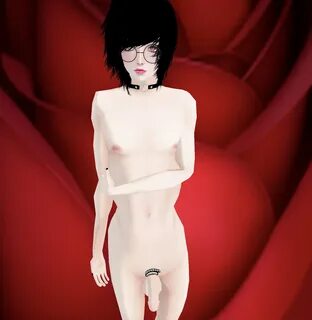 shy guy, imvu, 3d, 3d (artwork), alternate hairstyle, black hair, cock ring...