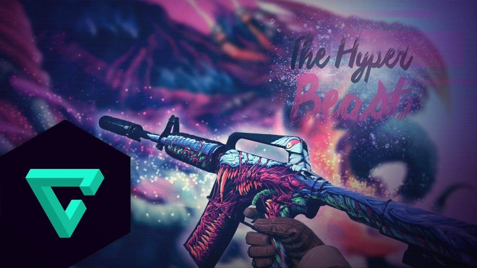 Обои на рабочий стол cs go. Хайпер бист авп. hyperx beast m4a1. картинки кс го на рабочий стол. фон для рабочего стола кс го.