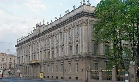 Мраморный дворец на карте