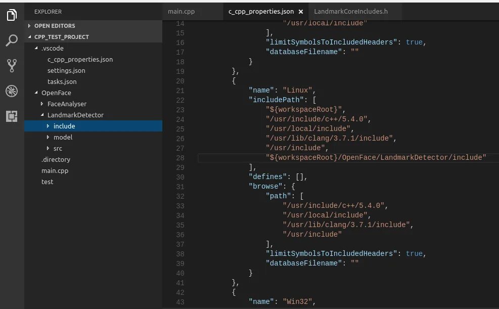 Vscode Linux. Visual Studio Paths. Include Path. Visual Studio c++ Linux.