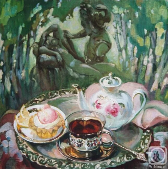 Как пишется чаепитие или чаяпитие. Susan Rios чаепитие. Чаепитие в живописи.
