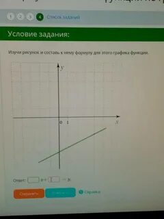 Изучи график составь к нему формулу