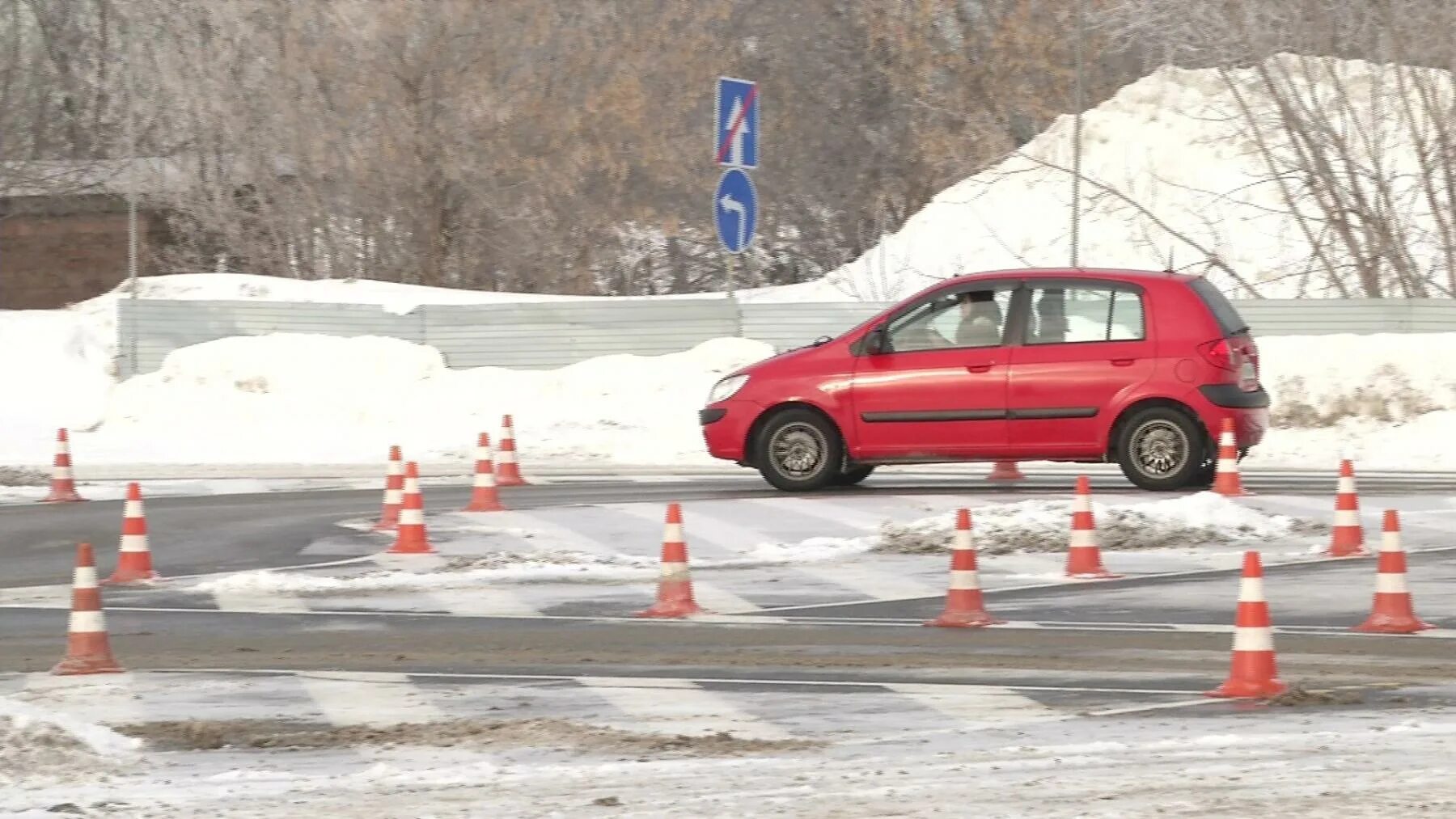 Экзамен по вождению в ГИБДД 2021. Экзамен по вождению зимой. Автошкола Новосибирск.