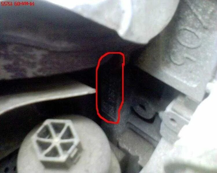 Как найти номер двигателя на Пежо 407 SW 1.6 дизель?