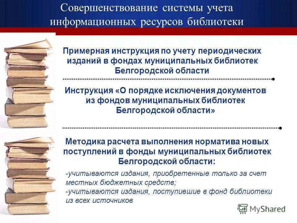 инструкция об учете библиотечного фонда