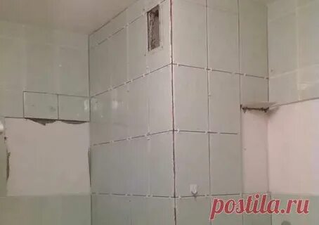 Как класть плитку в углах ванной