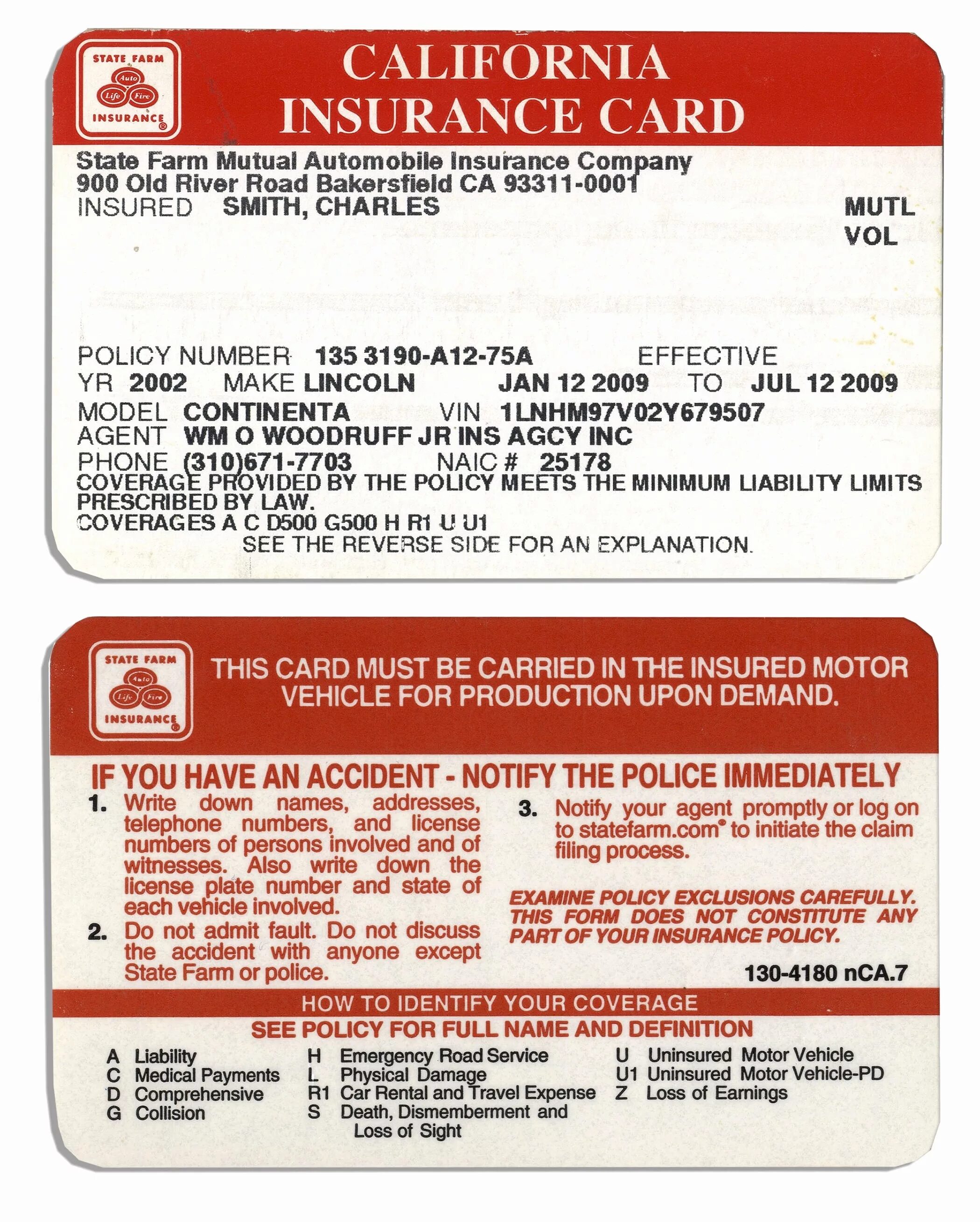State card. Insurance card. state farm insurance. insurance card usa. insurance card california.