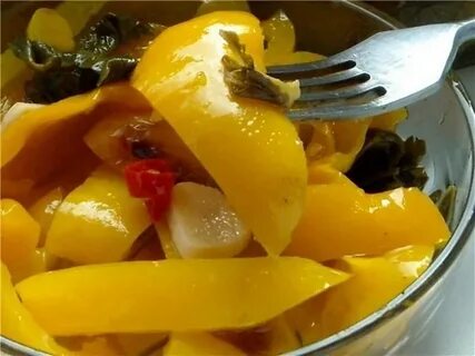 Запеченный перец в масле