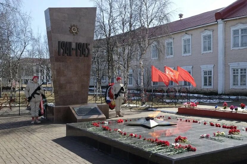 Митинг 9 мая у обелиска села