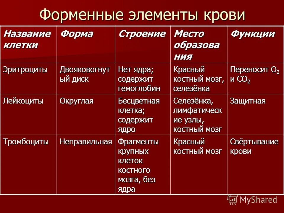 Типы клеток крови и их характеристики. Функции эритроцитов лейкоцитов тромбоцитов таблица. Эритроциты лейкоциты тромбоциты таблица строение и функции. Таблица клетки крови эритроциты лейкоциты тромбоциты. Таблица 5 биология 8 класс