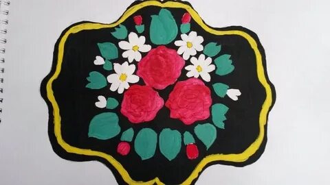 Аппликация жостова