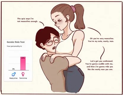 self upload, text, 1boy, 1girls, baldgaben, breast smother, breast squish, ...