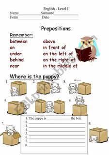 There is are prepositions