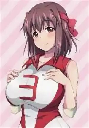 Girl breast animation