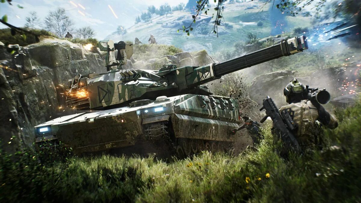 Как поиграть в 2042. Battlefield 2042 ps4. бателфилд 2042 танки.