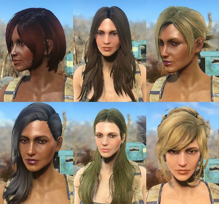 Fallout 4 : Hair And Beard Customization Options was Leaked - Fallout 4 / FO4 mo
