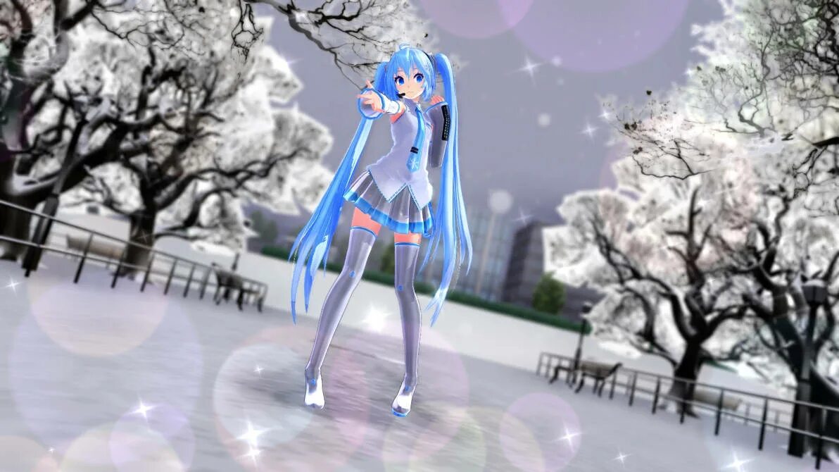 Snow real magic. Ммд сцена зима. фон ммд зима. snow для ммд. зимняя шапка mmd.