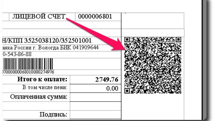 Qr код квитанции сбербанка