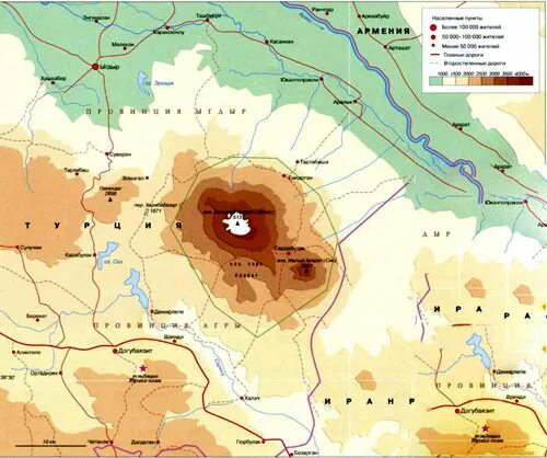 Арарат на карте. Гора Арарат на карте. Гора Арарат на географическая карте. Гора Арарат на карте Армении. Гора Арарат на карте Турции.