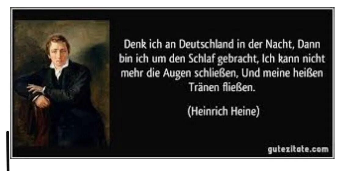 Ist nicht nur. Немецкий denk nach. Deutschland стих. Ауф цитаты. Sein sein Гейне.