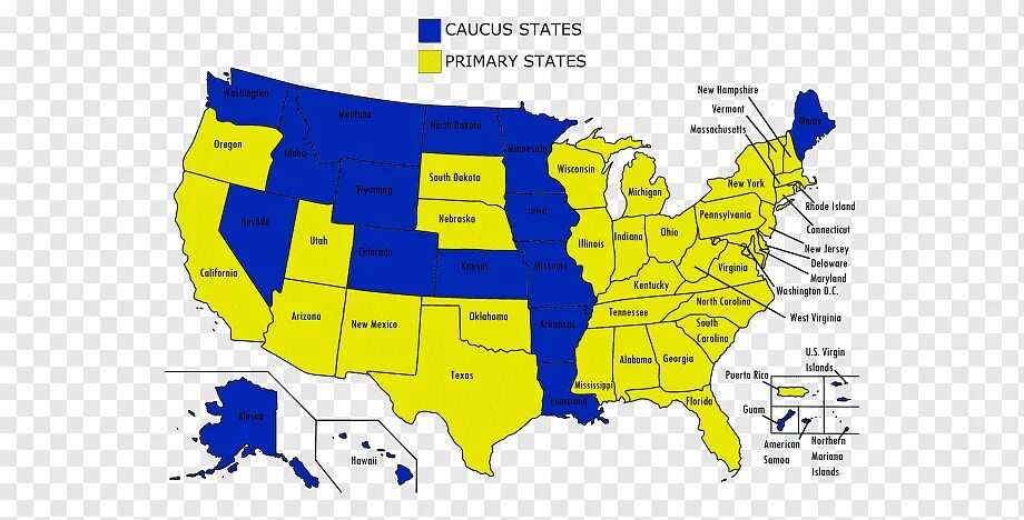 State primaries. Какие штаты сша контролируют республиканцы. us primaries. праймериз республиканской партии сша. штат нью-гэмпшир на карте сша.