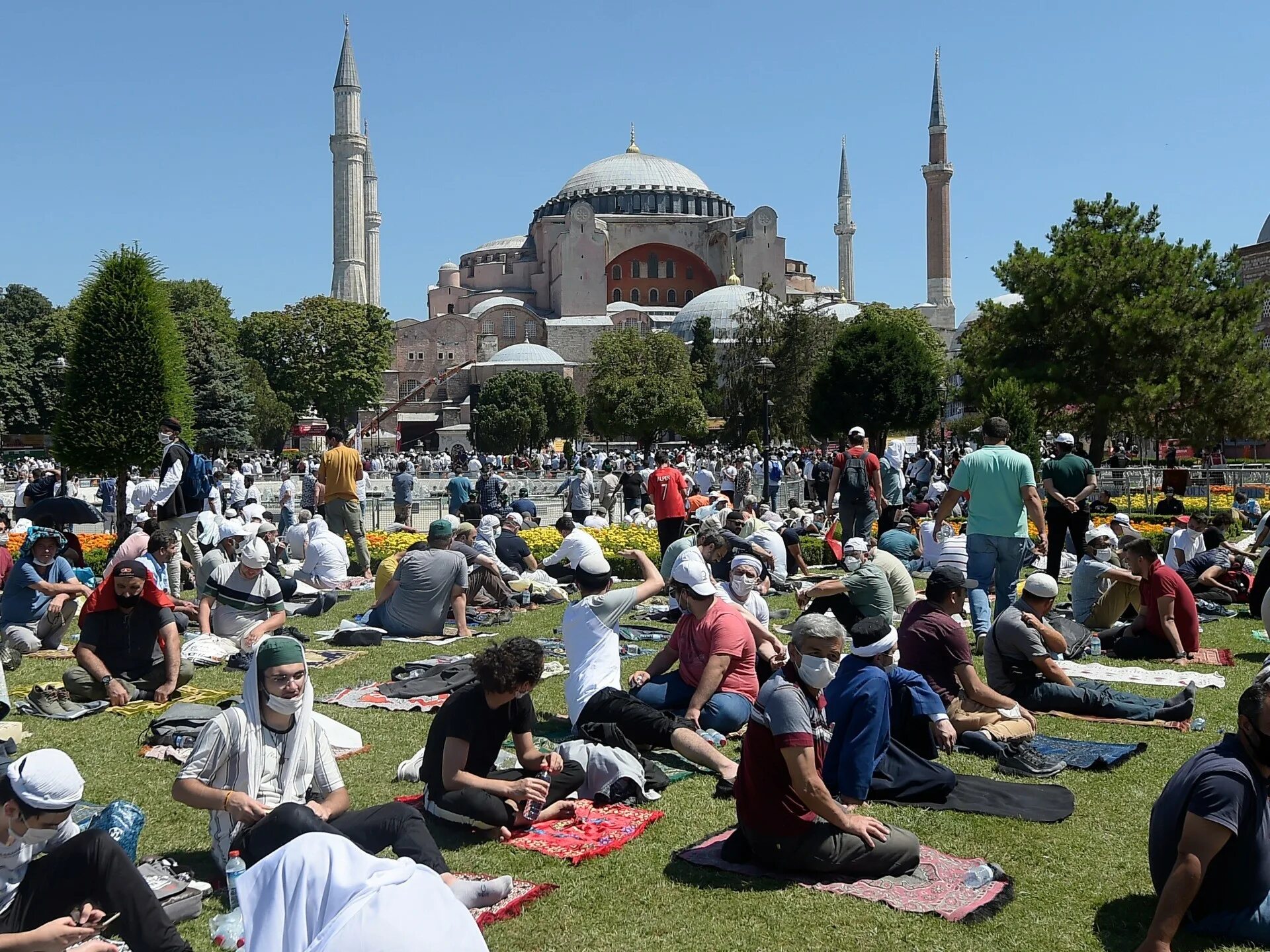 Как проходит мусульманский. Мечеть Аясофья в Стамбуле.