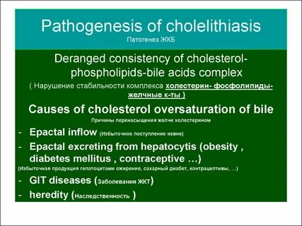 Cholelithiasis латынь