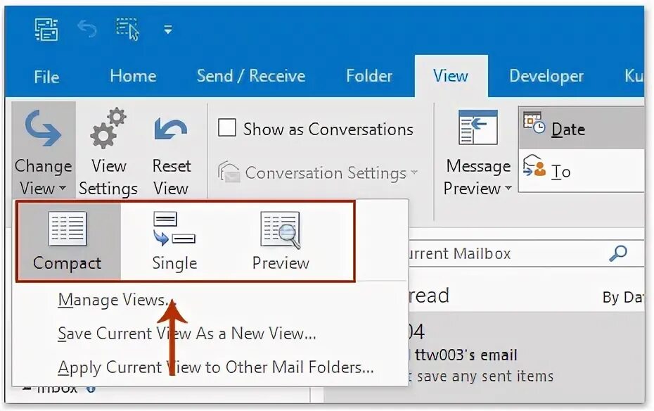 Default view. Как сбросить представление в outlook. outlook 365 view settings. reset view что это. outlook 2009 drop settings to default.