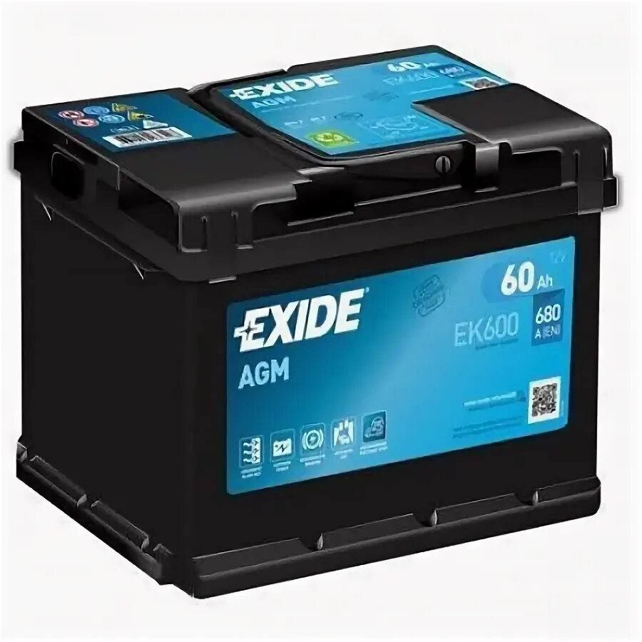 Аккумулятор автомобильный 600. Аккумулятор Exide ek600. Exide start-stop AGM ek600. Аккумулятор Exide ek600 AGM. Exide AGM 60.