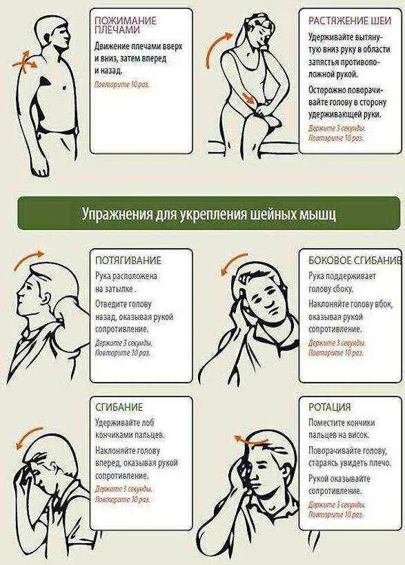 Перестала болеть шея