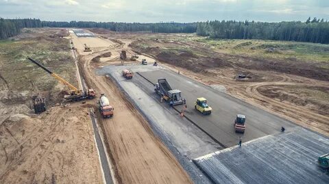 Практика строительство дороги