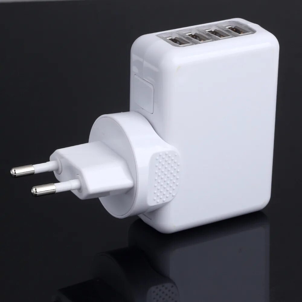 Сетевое зарядное устройство 4 usb. Сетевое зарядное устройство, для iphone, 1a белое. китайская зарядка на айфон. китайский зарядник 4.2 в. хаб для зарядки 5 v 2000 ma.
