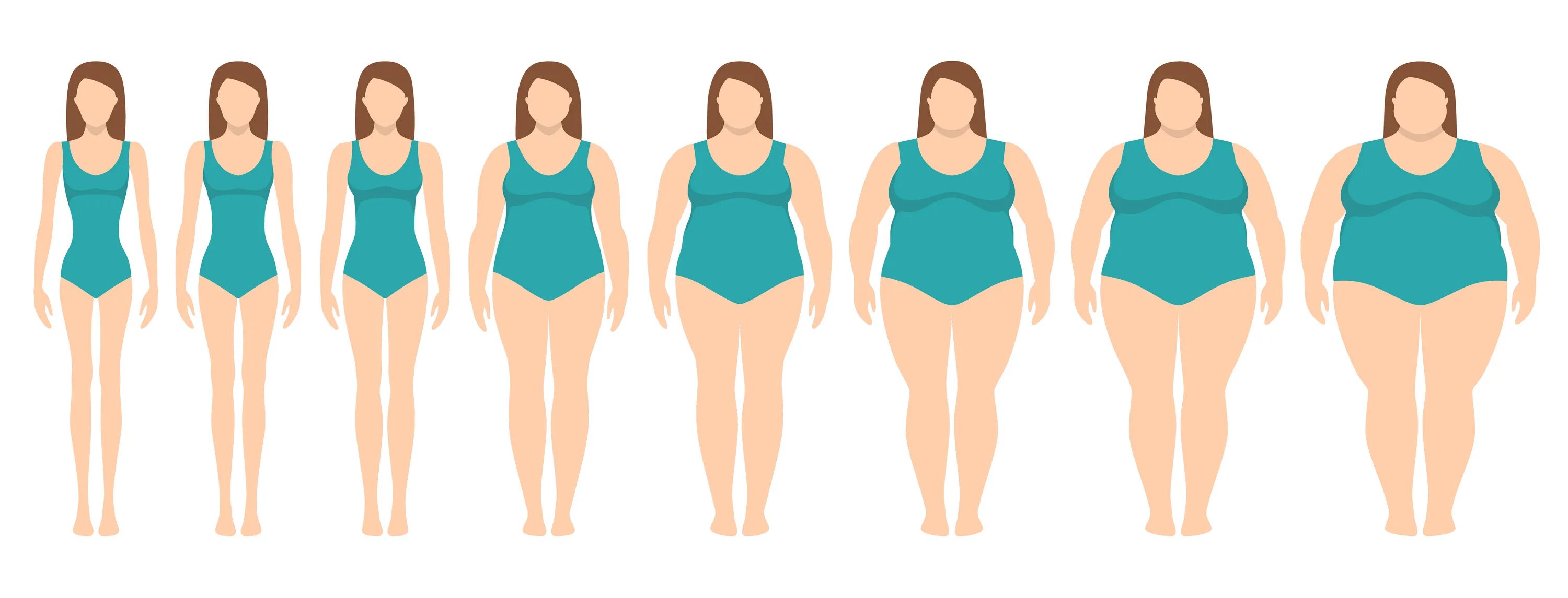 После толстого тонкий. От толстой к стройной фигуре. Женщины разной комплекции. Женщины разных фигур и телосложений. Типы женского телосложения от худых до толстых.