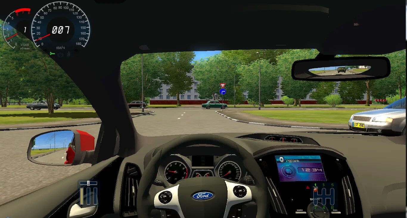 Авто игры 100. City car Driving Ford Focus 3. Ford Focus 2 City car Driving. City car Driving 2020 ПК. Ford Racing 2.