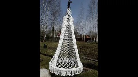Подвесное кресло макраме своими руками мастер класс