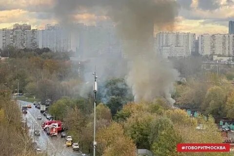 Что сейчас горит в москве на западе