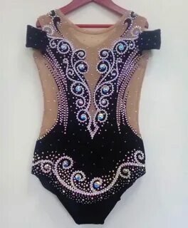 Купальник для гимнастики черный