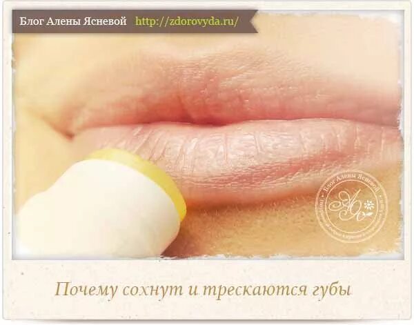 Очень сушит губы