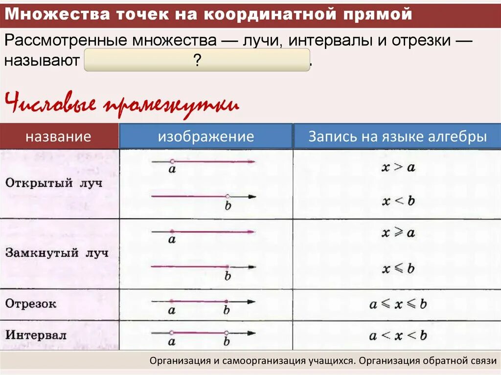 Координата точки на прямой 7 класс. Множество точек на координатной прямой. Множество точек на координат прямой. Множество точек на координатной прямой 7. Числовая координатная прямая.