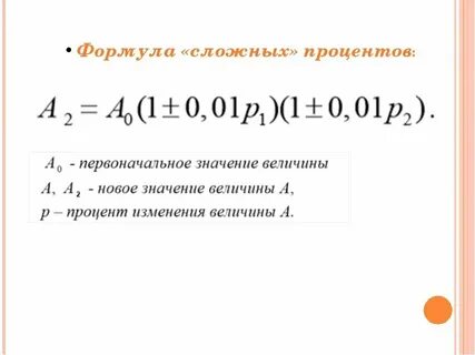 Открыть вклад под сложный процент