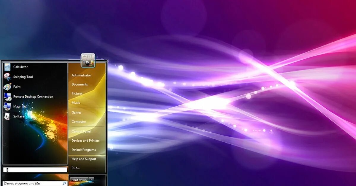 Цвета windows 7